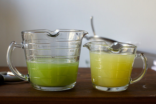 cucumber juice, meet lemon juice